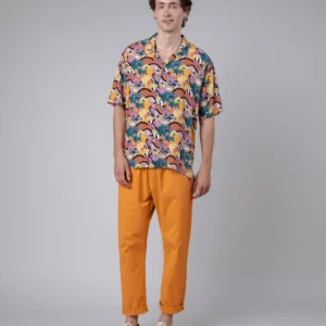 CAMISA ALOHA YEYE WELLER AMARILLA